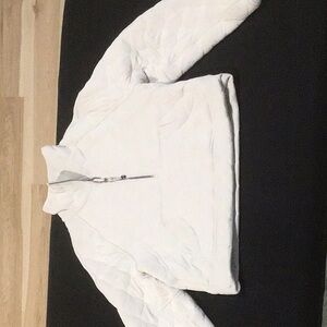 lululemon athletica White Quilted Sweatshirt